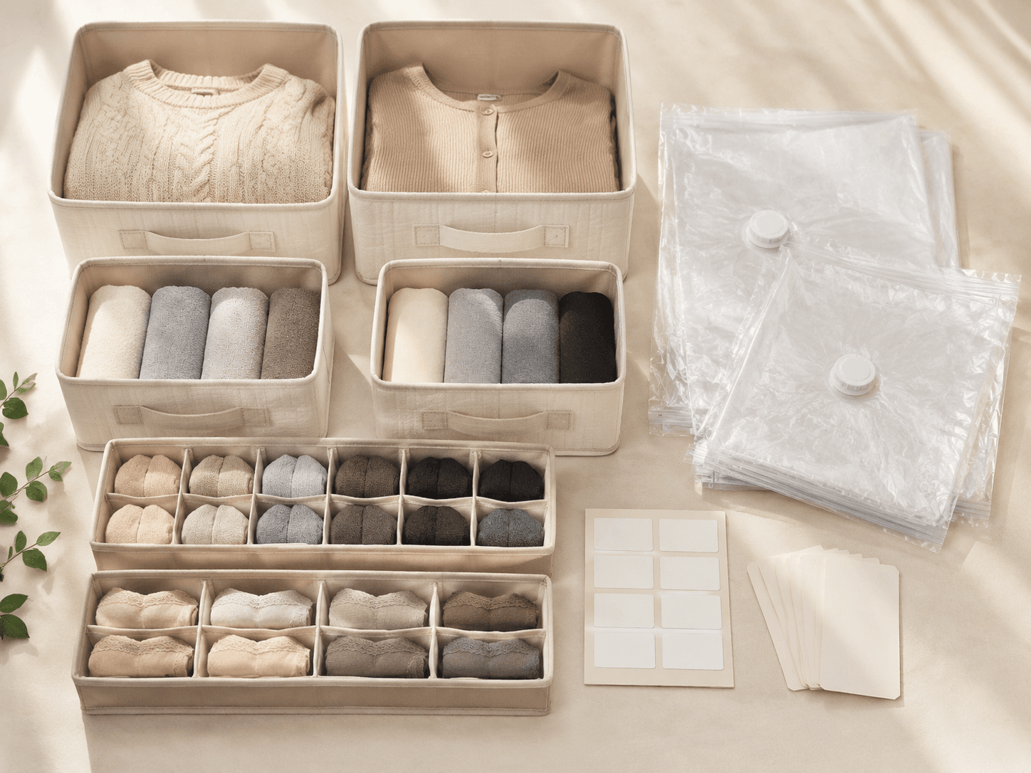 Storage & Declutter Kit contents